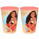 Copo Infantil da Moana Disney 320ML Plasútil - 2 unidades