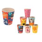 Copo Infantil de Bambu - Modelos Enviados Sortidos 300ml - CANB-01 Copo Infantil de Bambu - Modelos Enviados Sortidos 300ml - CANB-01