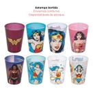 Copo Infantil De Plástico 320ml Decorado Lembrancinha Festa Resistente Personagens Herois Unicornio -