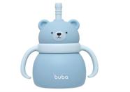 Copo Infantil em Silicone Com Canudo 200mL Ursinho - Buba