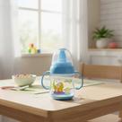 Copo Infantil Plástico 300ml Resistente Livre De BPA COR:Azul
