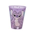 Copo Infantil Stitch de Plástico Base de Ovo de Pascoa Original Plasutil