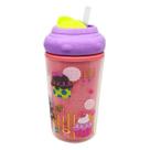 Copo Infantil Térmico Com Canudo 220ml Rosa 24m+ Multikids Copo Infantil Térmico Com Canudo 220ml Rosa 24m+ Multikids