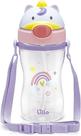 Copo Infantil Tritan com Alça e Canudo 400ml Lillo 3+ Anos
