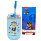 Copo Inox c/ Canudo e Tampa 300ML PATRULHA CANINA CHASE - ZC