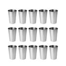 Copo Inox Pequeno Drink 250ml Bar Buffet Suco Agua Aço 36un Copo Inox Pequeno Drink 250ml Bar Buffet Suco Agua Aço 36un