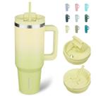 Copo isolado BJPKPK 1,2 L com alça, canudo e tampa