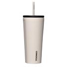 Copo isolado Corkcicle Cold Cup de 24 onças com tampa e canudo