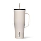 Copo isolado Corkcicle Cold Cup XL 30 onças com alça de café com leite