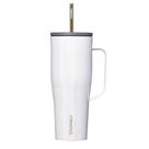Copo isolado Corkcicle Cold Cup XL 30 onças com alça e canudo