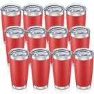 Copo isolado de aço inoxidável Orebigo de 20 oz, pacote com 12