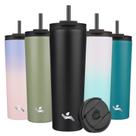 Copo isolado Konokyo 900mL de aço inoxidável preto