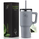 Copo isolado SIPX 887ml com tampa de alça, canudo, sem BPA Copo isolado SIPX 887ml com tampa de alça, canudo, sem BPA