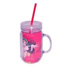 Copo Jarra Acrilico Mulher Maravilha Super Power DC Comics