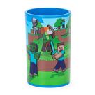 Copo Jay Franco Minecraft Blue Resin para banheiro infantil