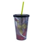 Copo JUST FUNKY One Punch Man de plástico de parede dupla 500 ml Copo JUST FUNKY One Punch Man de plástico de parede dupla 500 ml