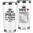 Copo KatandNat To My Wife 600 ml de aço inoxidável