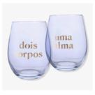 Copo kitc/2 Egg Glass 450ml Amor Dois Corpos ZonaCriativa