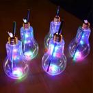 Copo Lâmpada C/2 Peças 450ml -Luzes Pisca Leds Bulbo Hutz