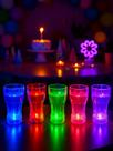 Copo LED Colorido Pisca Sortido Festa Aniversário Lembrança