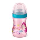Copo Lillo Evolution Canudo Silicone 240ml Rosa