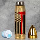 Copo Limima Firefighter 500ml em aço inoxidável com bandeira americana