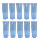 Copo Long Drink Azul 10 Unidades