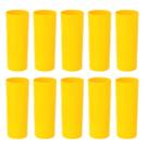 Copo Long Drink Leitoso Amarelo c/ 10 Unidades