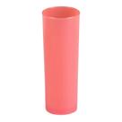 Copo Long Drink Slim 300ml Coral em Polipropileno Linha Tendência VEM