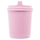 Copo Lyor Baby Dino de PP e Bambu Tampa Rosa 400ml