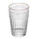 Copo Mauve com Fio de Ouro 350ml de Cristal Ecológico Wolff