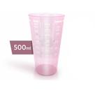 Copo Medida Graduado Rosa 500ml Açúcar Farinha Arroz Semolina Chocolate Xícara Panelinha Rosa Copo Medida Graduado Rosa 500ml Açúcar Farinha Arroz Semolina Chocolate Xícara Panelinha Rosa