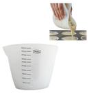 Copo medidor em siicone flexivel 2 bicos culinario jarra medidora massa bolo panqueca multiuso