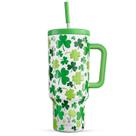 Copo Meoky 1183ml com alça e palha de aço inoxidável Copo Meoky 1183ml com alça e palha de aço inoxidável