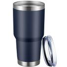 Copo MEWAY 900mL de aço inoxidável isolado a vácuo azul marinho