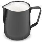 Copo Milk Brother Zulay 350ml/600ml/950ml em aço inoxidável preto
