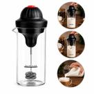 Copo mixer eletrico 450ml vidro borossilicato misturador automatico portatil garrafa espumador de mao Copo mixer eletrico 450ml vidro borossilicato misturador automatico portatil garrafa espumador de mao