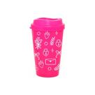 Copo Mug 300mL Rosa Neon Colecao AMOR Romance