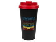 Copo mulher maravilha truth love justice 500ml - Pdv Copo mulher maravilha truth love justice 500ml - Pdv