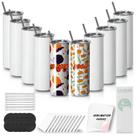 Copo MURRICON Sublimation 600ml Skinny Straight em aço inoxidável