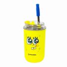 Copo Neo C/Canudo Bob Esponja 10073315 300ml ZonaCriativa