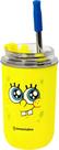 Copo Neo C/ Canudo Bob Esponja 300ml