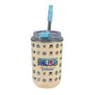 Copo Neo com Canudo One Piece 300 ml Zona Criativa 02774
