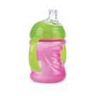 Copo Nuby Rosa e Verde 240ML Bico Silicone NB10052/086