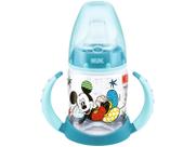 Copo Nuk 150ml com Alça de Treinamento Bico de Silicone Anticólica, Antivazamento e Desmontável COR:Mickey