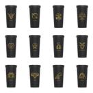 Copo nutri signos com tampa 500ml preto brinox
