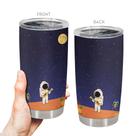 Copo Oasisdream de aço inoxidável 600 ml com estampa Spaceman
