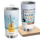 Copo Oasisdream de aço inoxidável 600ml com estampa de guitarra Copo Oasisdream de aço inoxidável 600ml com estampa de guitarra