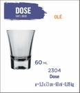 Copo Olé 60ml - Licor - Cachaça - Tequila 01uni