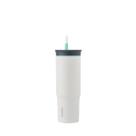 Copo Owala Tumbler Stainless Steel Termica 24Oz/710Ml-Cinza/Branco (Cloudscape)